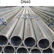 DN40 gbona-dip Galvanized, irin pipe Butikii 3